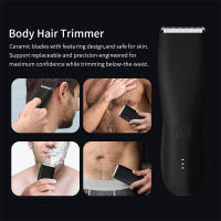 Cortadora de pelo profesional para hombres, máquina de afeitar inalámbrica, inalámbrica, para la ingle y el cuerpo púbico, húmeda y seca - details 4