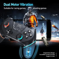 Mando inalámbrico con Bluetooth para Nintendo Switch, Gamepad Pro OLED, Control de consola, de doble Motor Joystick, eje giroscópico, activación con una tecla - details 10