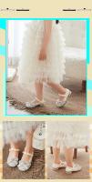 Zapatos de cuero de princesa para niños y niñas, calzado de tacón alto con diamantes de agua, para primavera y otoño, 2024 - details 11
