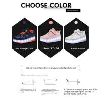 Nuevos Zapatos de Patinaje de Ruedas para Niños Zapatos Deportivos para Adultos con Luz - details 5