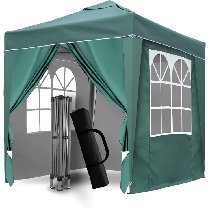 pesas, totalmente impermeables, para todo tipo de clima, ideales para fiestas al aire libre, campamento (2 x 2 m, verde) - 1