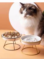 Bol para Mascotas de Cerámica Elevado Ideal para Gatos y Perros Accesorio de Alimentación y Hidratación al Aire Libre - details 6