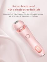 Maquinilla de afeitar eléctrica 2 en 1 para mujer, afeitadora facial para Bikini, depilación para axilas, piernas, recortadora de cuerpo para mujer, resistente al agua IPX7 - details 2