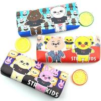 Estuche de lápices Skzoo de dibujos animados de Stray Kids, caja de papelería, bolsa de almacenamiento de papelería para niños y niñas, bolsa para estudiantes, regalo de cumpleaños para niños - details 0