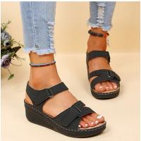 Nuevas sandalias de mujer a la moda con punta abierta, sandalias suaves y sexis para mujer, sandalias ortopédicas con hebilla de cuña para mujer, calzado para mujer - details 4