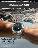 NORTH EDGE Snow Leopard reloj outdoor para hombre barómetro brújula temperatura 50m impermeable - details 5
