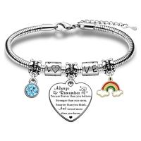 Pulsera de acero inoxidable, pulsera con letras de etiquetas, pulsera de accesorios, venta caliente en Italia - details 4