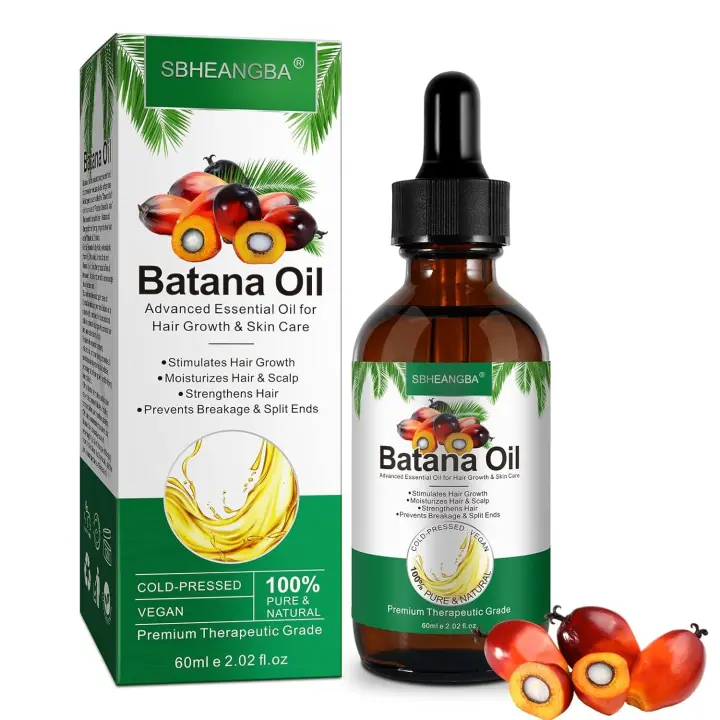 Aceite SBHEANGBA, 60 ml, 100% puro, natural, prensado en frío para el crecimiento, mejora y radianes de la piel, deja su cabello más suave y aceite - 1
