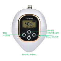 Masajeador eléctrico con ventosas para quemar grasa corporal, dispositivo de masaje de Guasha, adelgazante, EMS, microcorriente, IR, fisioterapia, raspado al vacío - details 6