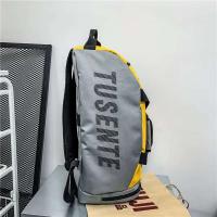 Mochila multifuncional de gran capacidad, mochila deportiva para gimnasio, viaje, bolso de lona impermeable con bolsillo para zapatos independiente - details 5
