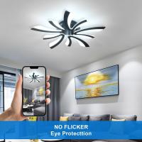 Plafón LED Regulable Control Remoto 48W 5400LM 3000K-6500K Día 70cm Ideal para Sala de Estar, Dormitorio, Comedor, Baño, Pasillo Blanco - details 84
