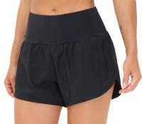 Pantalones cortos deportivos Lo de cintura alta de secado rápido para mujer, ropa deportiva para gimnasio, Yoga, correr,ciclismo - details 2