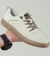 Sandalias transpirables de los hombres 2025 verano nuevos productos zapatos de la junta de los hombres zapatos casuales de moda baja parte superior de la primera capa de piel de vaca superficie cómoda zapatos de los hombres jóvenes - details 5