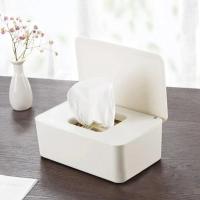 Organizador de Papel Higiénico Desechable de Plástico Caja de Almacenamiento Rectangular Aparecible con Tapa Ideal para Hogar, Coche, Oficina - details 7