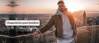 Chaqueta bomber ligera para hombre Estilo casual Material de poliéster de corte delgado - details 0