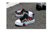 Cordones de lona informales para niños y niñas, cordones de dinosaurios de dibujos animados, dinosaurio, clásico, moderno, novedoso - details 4