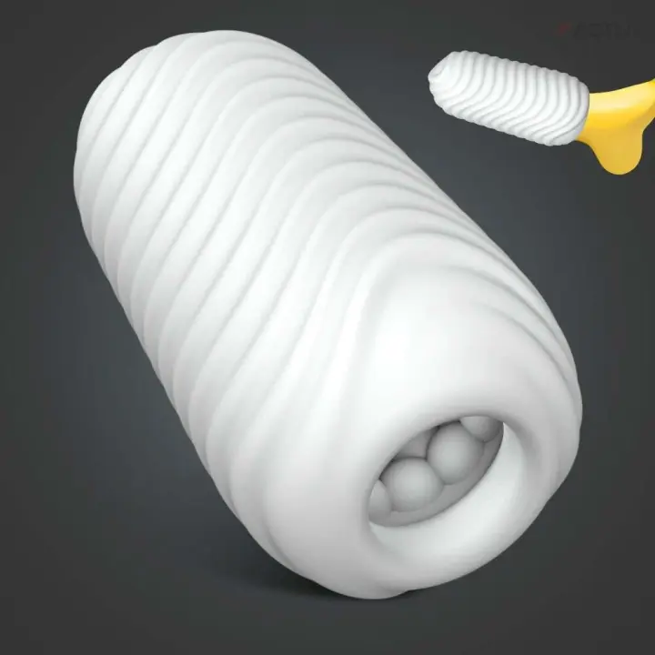 Masajeador estimulante suave masculino, masturbador estirable de silicona, taza de masturbación, Juguetes sexuales para hombres al por mayor - 1