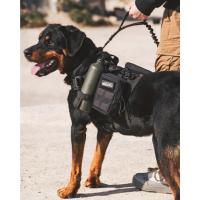 EXCELENTE ELITE SPANKER Militar Táctica Espacio Gancho de Aluminio Clips Correa elástica para Perros Correa de cuerda elástica con 2 mangos de control (RGN) - details 2