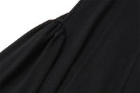 BUNO-Vestido liso con hombros descubiertos, sin espalda, sin mangas, con cremallera, Mini vestido elegante de moda ajustado, vestidos de fiesta de noche de otoño - details 20