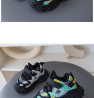 Otoño de los niños nuevos niños y niñas ligero papá zapatos al aire libre de los niños zapatos para correr casual zapatos antideslizantes. - details 8