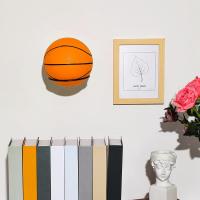 Soporte de pared para exhibición de bolas, estante de almacenamiento para baloncesto, fútbol, voleibol y fútbol, paquete de 6 - details 4