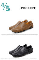 Mocasines de Moda para Hombres Suela de Goma Resistente al Desgaste Cuero Sintético - details 4