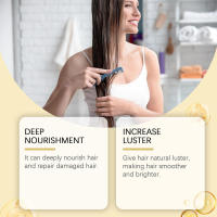 HOEGOA Nutre el Cabello Encrespado, Suaviza y Aclara, Masajea con Aceite Esencial para el Cuidado del Cabello - details 5