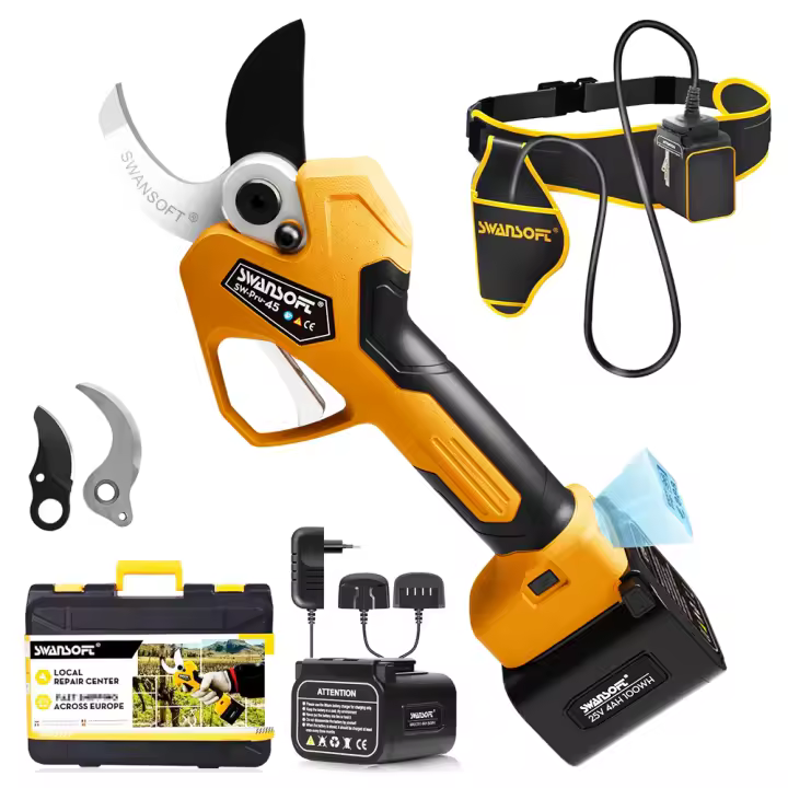 Podador Inalámbrico Eficiente Tijeras de Podar de Litio-Ion de 25.2V Tijeras Eléctricas para Ramas de Árboles Herramientas de Jardín - 1