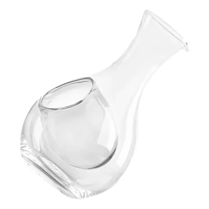 Dispensador de botellas de vidrio, estante para agua, estante transparente para whisky y cerveza - 1