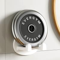 Soporte de plástico para secador de pelo de oso de dibujos animados, soporte de almacenamiento autoadhesivo para soplador de aire, estante para secador de pelo montado en pared para baño - details 1