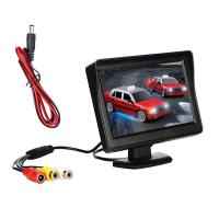 Kit de Monitor retrovisor para coche, cámara de visión trasera de coche TFT LCD, sistema de estacionamiento de marcha atrás, Monitor sin cámara, CC 9V-24V, 4,3 pulgadas - details 0