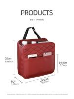 Bolsa de Almacenamiento Multifuncional para Asiento de Automóvil Bolsa de Cuero para Modelos Comunes - details 11