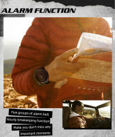NORTH EDGE MARS3 reloj táctico  para hombre, pulsera deportiva resistente al agua hasta 50M, material de fibra de carbono - details 6