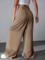 Pantalones de vestir clásicos nuevos en pantalones femeninos de pierna recta cómodos pantalones de mujer de cintura alta sólidos calientes - details 4