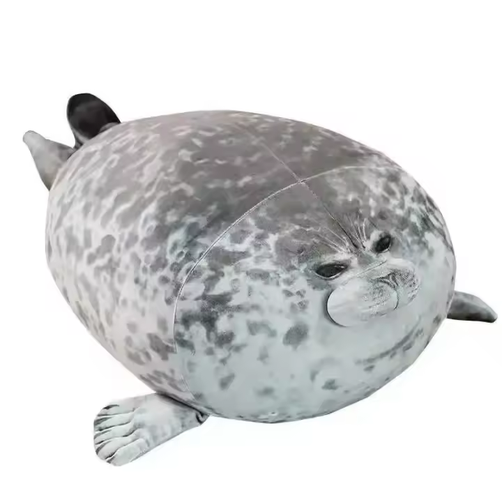 Cojín de Almohada de Peluche de León Marino Novedoso 3D Almohada de Dormir para Bebé - 1