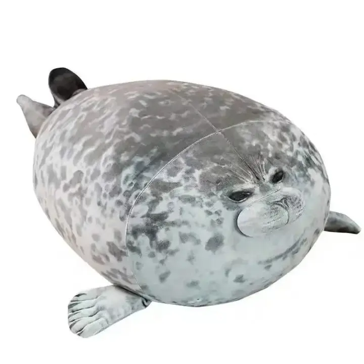 Cojín de Almohada de Peluche de León Marino Novedoso 3D Almohada de Dormir para Bebé - 1