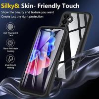 Protector de pantalla de cuerpo completo 360, funda transparente para Samsung Galaxy A05 A05S A15 A25 A35 A55 A06 A16, funda de teléfono a prueba de golpes - details 4