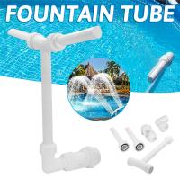 Fuente de cascada para piscina, con doble cabezal rociador de agua, decoraciones para Spa y jardín - details 3