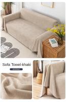 Manta multiusos impermeable para sofá, cubierta de muebles de Color sólido, tela duradera a prueba de polvo, antiarañazos, decoración del hogar y sala de estar - details 12