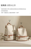 Mochilas de gran capacidad, bolsos de viaje para mujer, mochilas de colores a la moda, mochilas antirrobo funcionales impermeables, diseño Vertical de tendencia informal - details 1