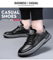 Zapatos de cuero para hombre, zapatos casuales huecos y transpirables de suela gruesa - details 28