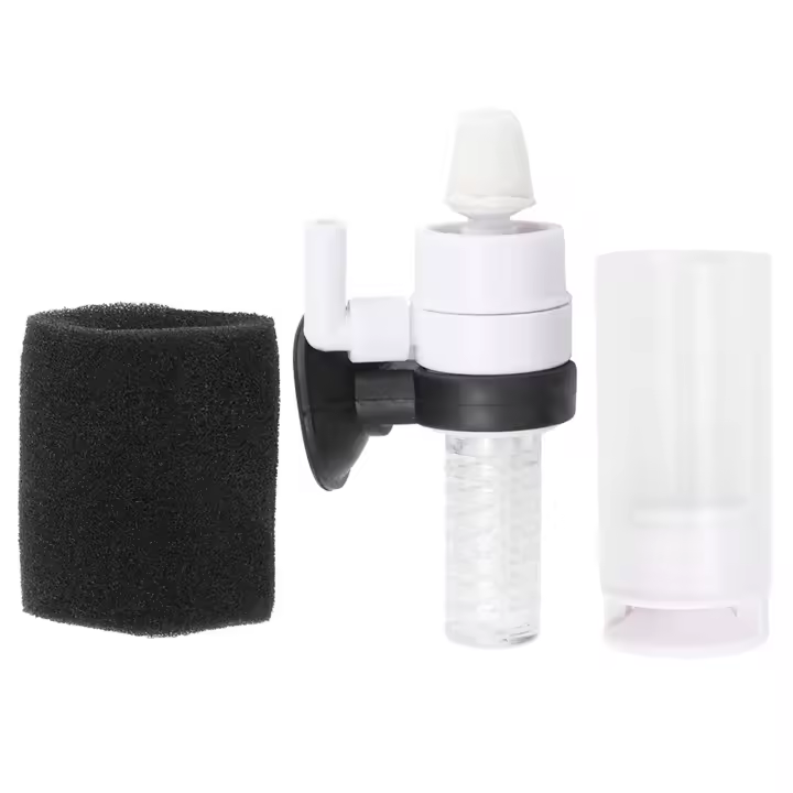 Filtro de esponja bioquímica para pecera, práctico Mini acuario, 3 en 1 - 1