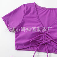 Bikini de dos piezas de color sólido de nuevo estilo - details 6