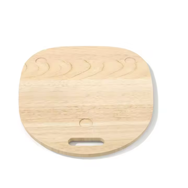 Gliding Board for Thermomix TM6 TM5 Gliders Effortless Moving Acrylic Rolling Board Wood Color - 1