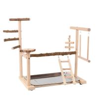 Juguete de escalada para pájaros, jaula de entrenamiento para loros, columpio, plataforma de gimnasio, juguete para masticar, nuevo - details 0