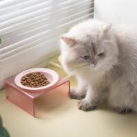 Cuenco de cerámica para gatos con protección Cervical UFO, cuenco redondo de 170ml para comida de gato, cuenco de agua de cerámica para mascotas, cuenco de comida lenta para cachorros/gatitos - details 1