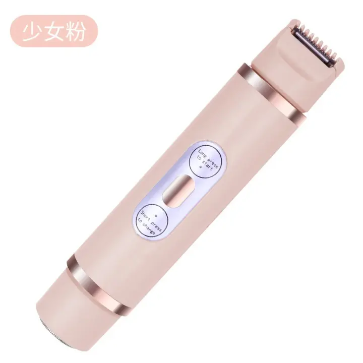 Afeitadora Eléctrica de Doble Cabeza Para Mujeres Eliminación de Vello Labial, Axilar, Partes Interiores, Depilación Privada, Vello de Piernas, Cortadora de Vello Público - 1