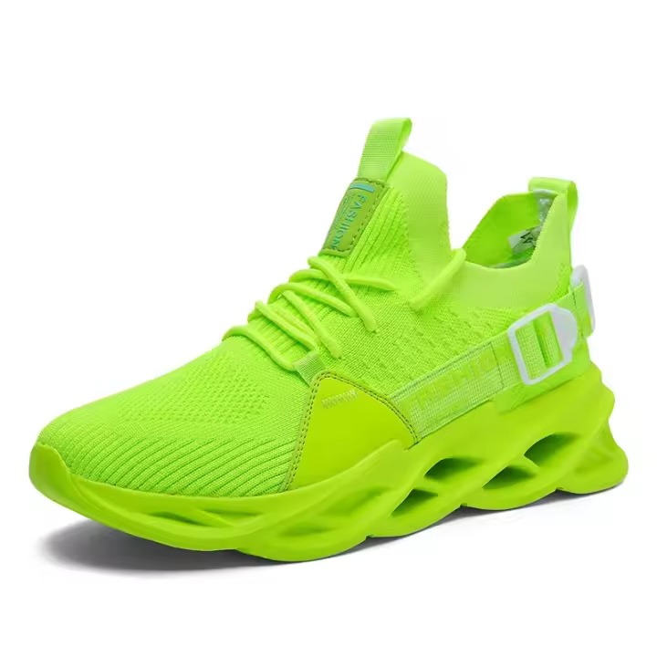 Zapatos Transpirables para Hombre 2025 Zapatillas Ligeras y Suaves, Diseño Nuevo, Zapatos Casuales para Adultos, Verde, Talla Grande 39-46 - 1