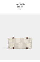 Nuevos bolsos de mujer de gran capacidad con diseño en contraste, bolsos de hombro con empalme casual y versátil, bolsas de mensajero de lona. - details 9