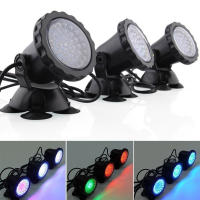 Luces subacuáticas LED RGB, lámpara impermeable, 36LED, punto de luz para piscina, fuentes, estanque, agua, jardín, acuario - details 1